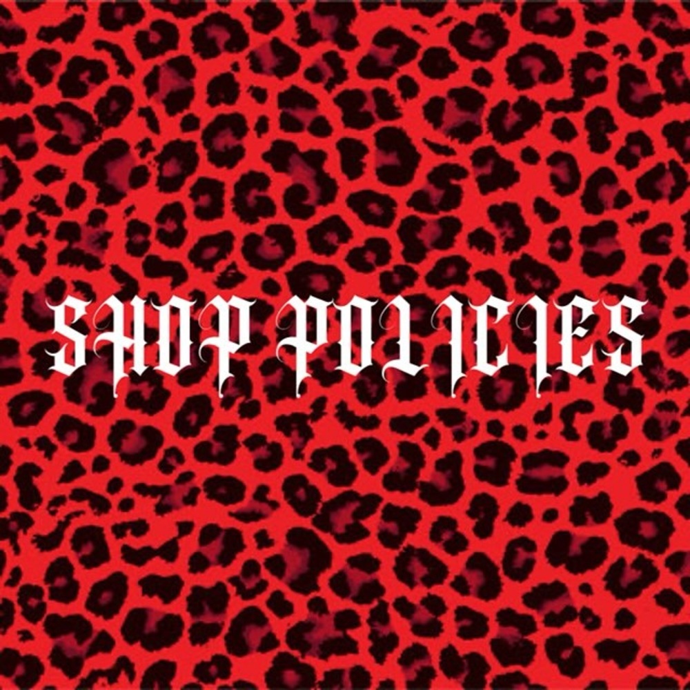SHOP POLICIES
